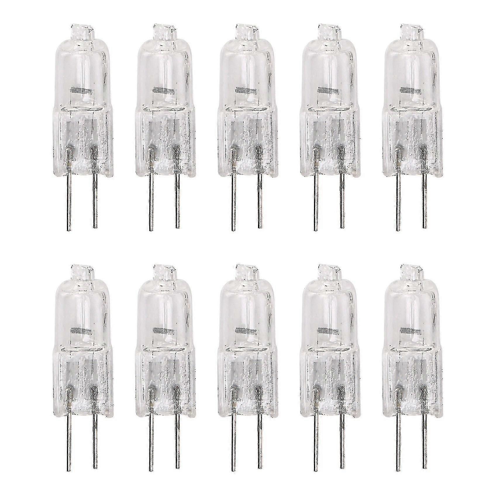 10 x G4 halogenlamper 10w varm hvit