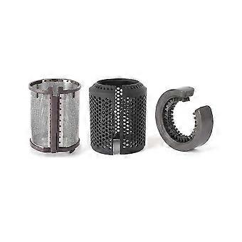 Hair Dryer Inner Filter + Outer Filter Cage compatible withHair Dryer HD01 HD03 HD08 Models, with Filter Cleaning Brush B