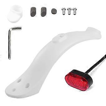 Hinterer Kotflügel für Xiaomi M365 / Pro Elektroroller Kurzer Entenbüschel Hinterer Kotflügel Heckflügel Rücklicht für Mijia Mi 1S Roller