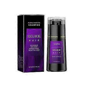 Purple 200ml Plant Extract Nourishing Shampoo for DIY Hair Coloring, Gentle and Easy to Apply