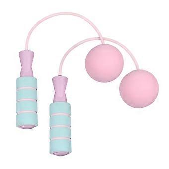 1 Pair Cordless Jump Rope with Non-slip Handle Length Adjustable Tangle-Free Indoor Outdoor Weighted Ropeless Skipping Rope