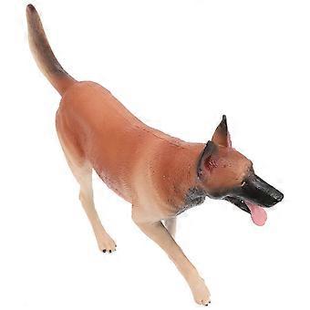 Figurina del cane Statua del cane del fumetto Statua dell'animale Giocattolo educativo della figurina animale