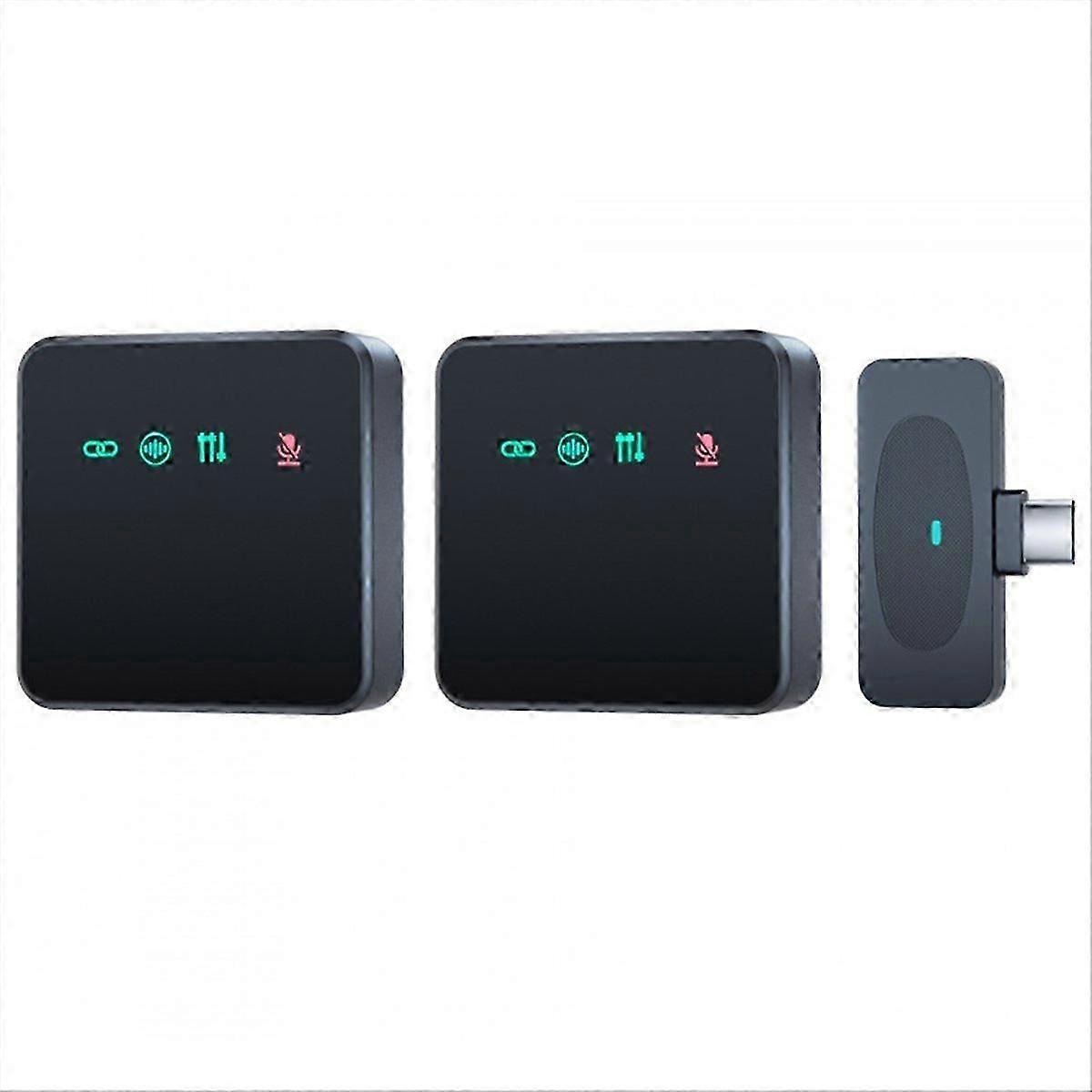 Wireless Lavalier Microphone One to two Type-c with Noise Reduction
