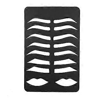Fashionable Eyebrow & Lip Stencil Kit, Stainless Steel Eyebrow Mold For Quick & Easy Shaping, Suitable For Both Men And Women