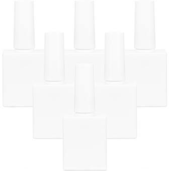 Empty Nail Polish Bottles for Refillable Gel Polish 6Pcs with Brush