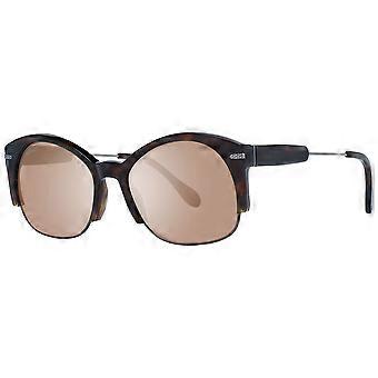Serengeti Brown Acetate & Metal Sunglasses