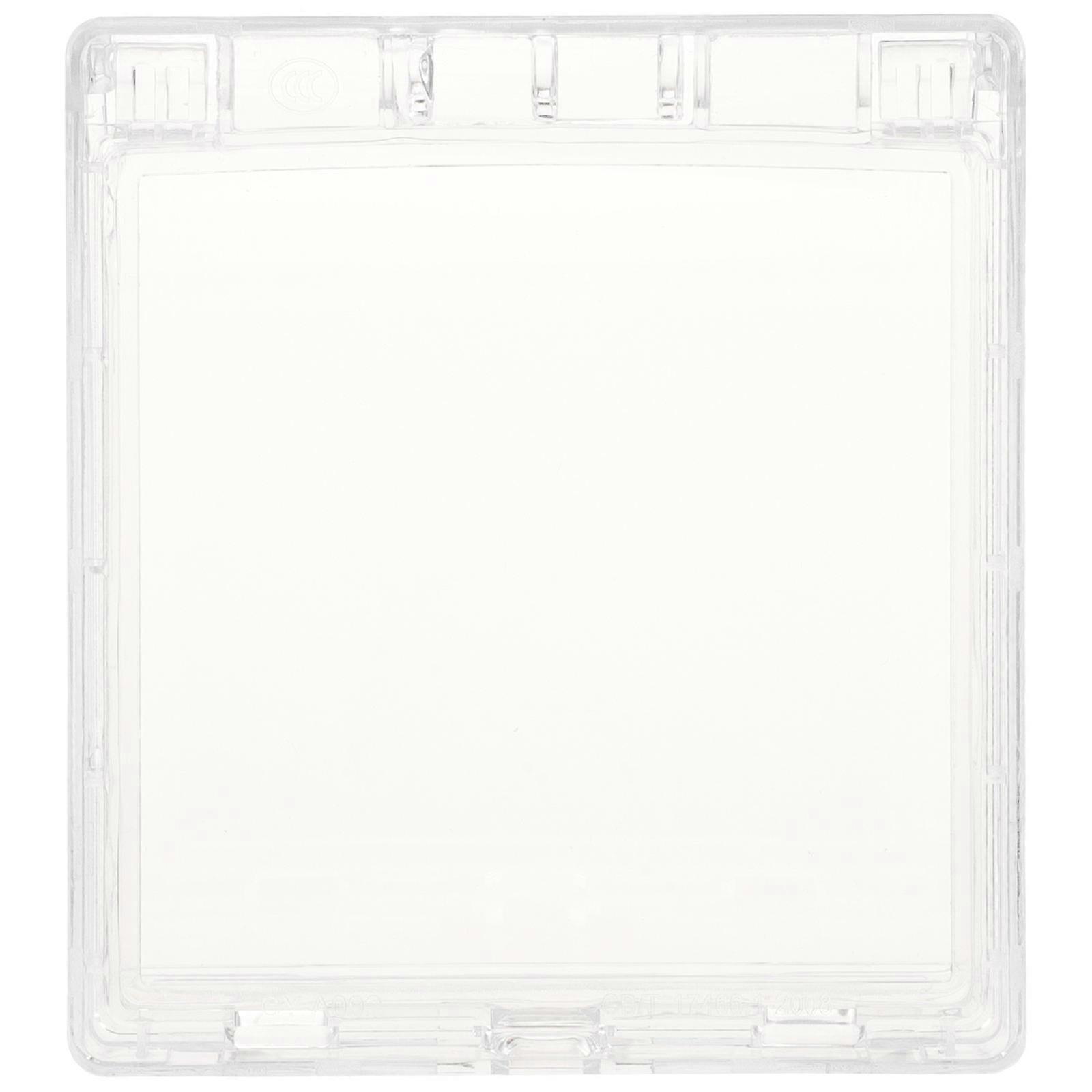 Cache-sonnette de porte - Protection transparente - Lot de 4