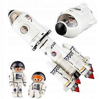Space Rocket Space Shuttle Lernspielzeug Lichter Sound 5in1