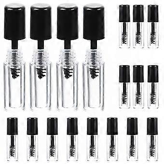 Black Empty Mascara Tube Acrylic Eyelash Cream Containers for Storage 80Pcs