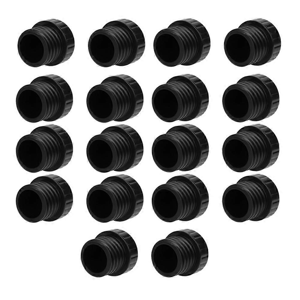 18pcs Light Socket Safety Caps Plugs Light Socket End Caps Light Bulb Socket Cover Caps for String Lights, Recessed
