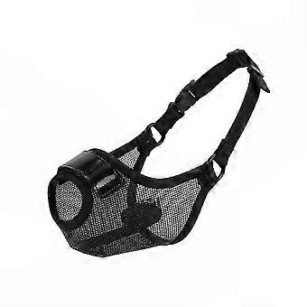 Comfortable Soft Fabric Dog Muzzle, Mesh Pet Mask for Small and Medium Dogs