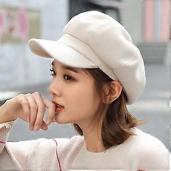 Women S Vintage Artistic Octagonal Beret Painter Hat For Autumn Winter