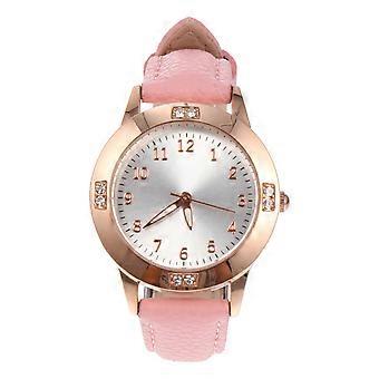Quartz Watch Diamond-Studded Watch for Women Student Wristwatch