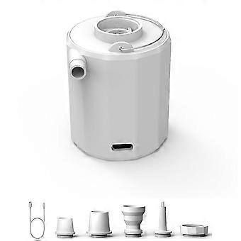 Elektrische Luftpumpe, Luftmatratzenpumpe, Luftbettpumpe, Pumpe für aufblasbare Boote, Poolpumpe 1600 mAh