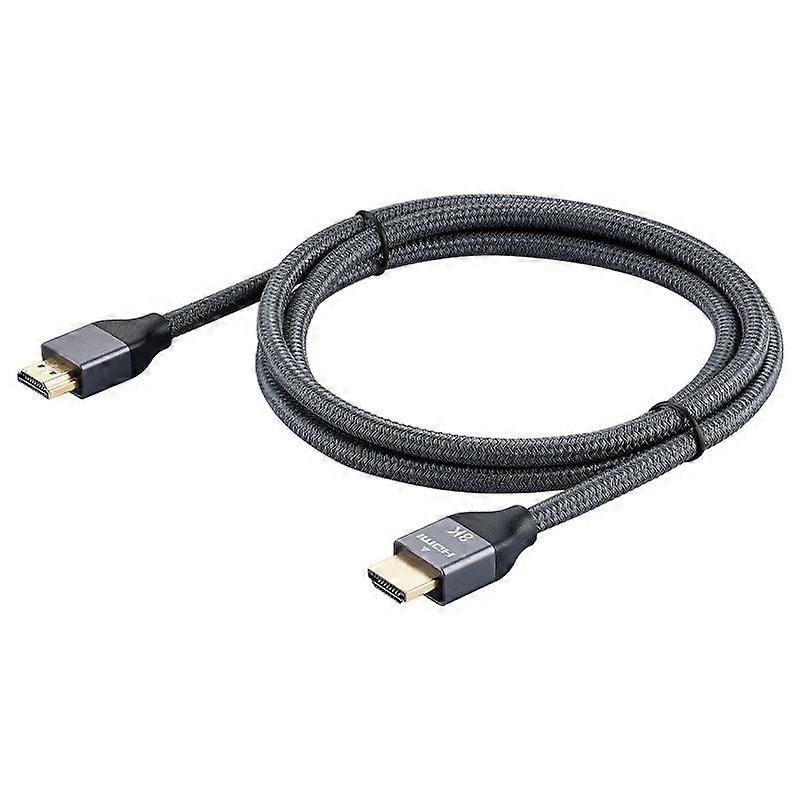 hdmi2.1 data cable 8K HD cable computer TV projection cable PS5 braided pure copper hdmi cable