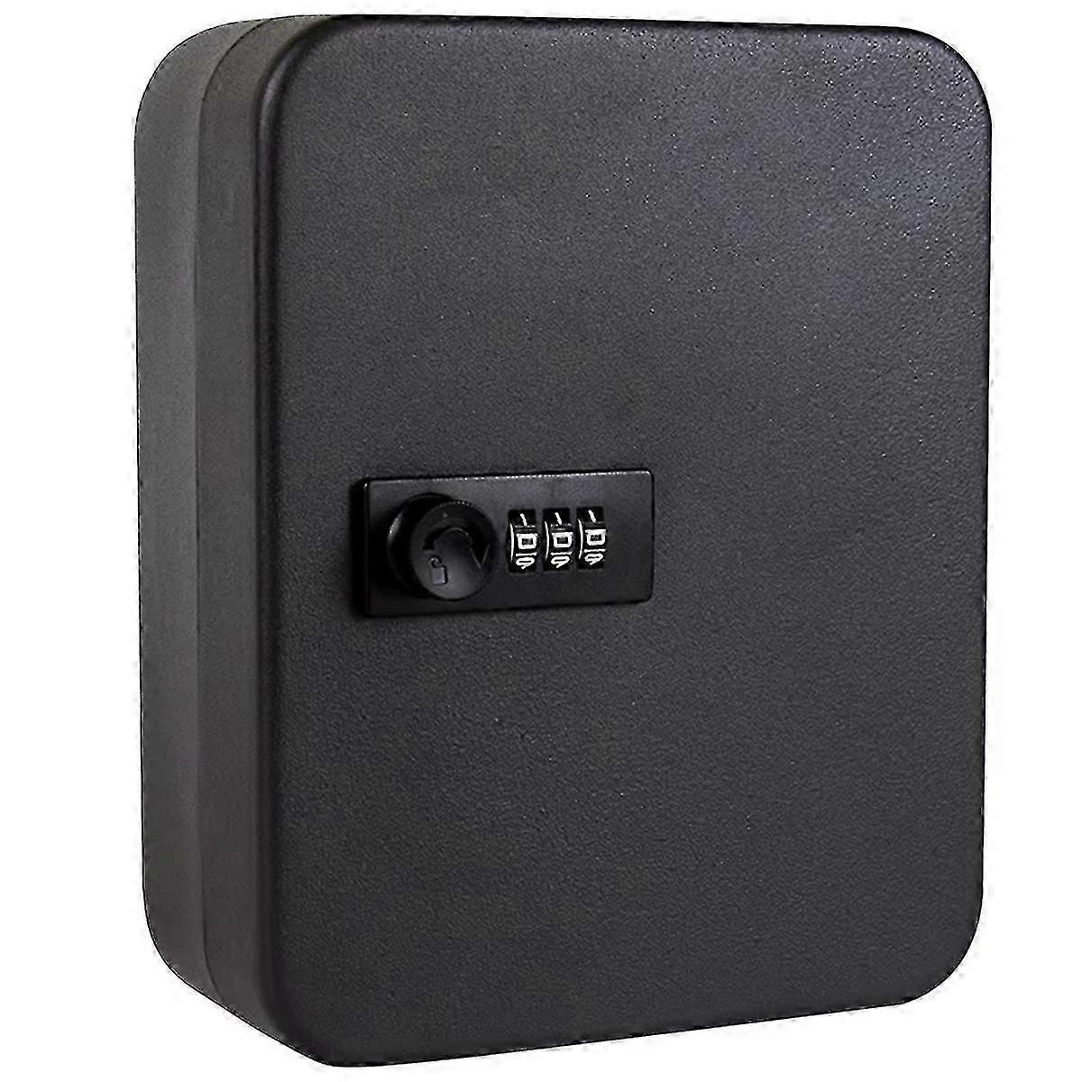 Combination Key Cabinet 36 Key Hooks Key Box Wall Mounted Code Lock Locking Key Organizer Key Cabinet Security Lock Box