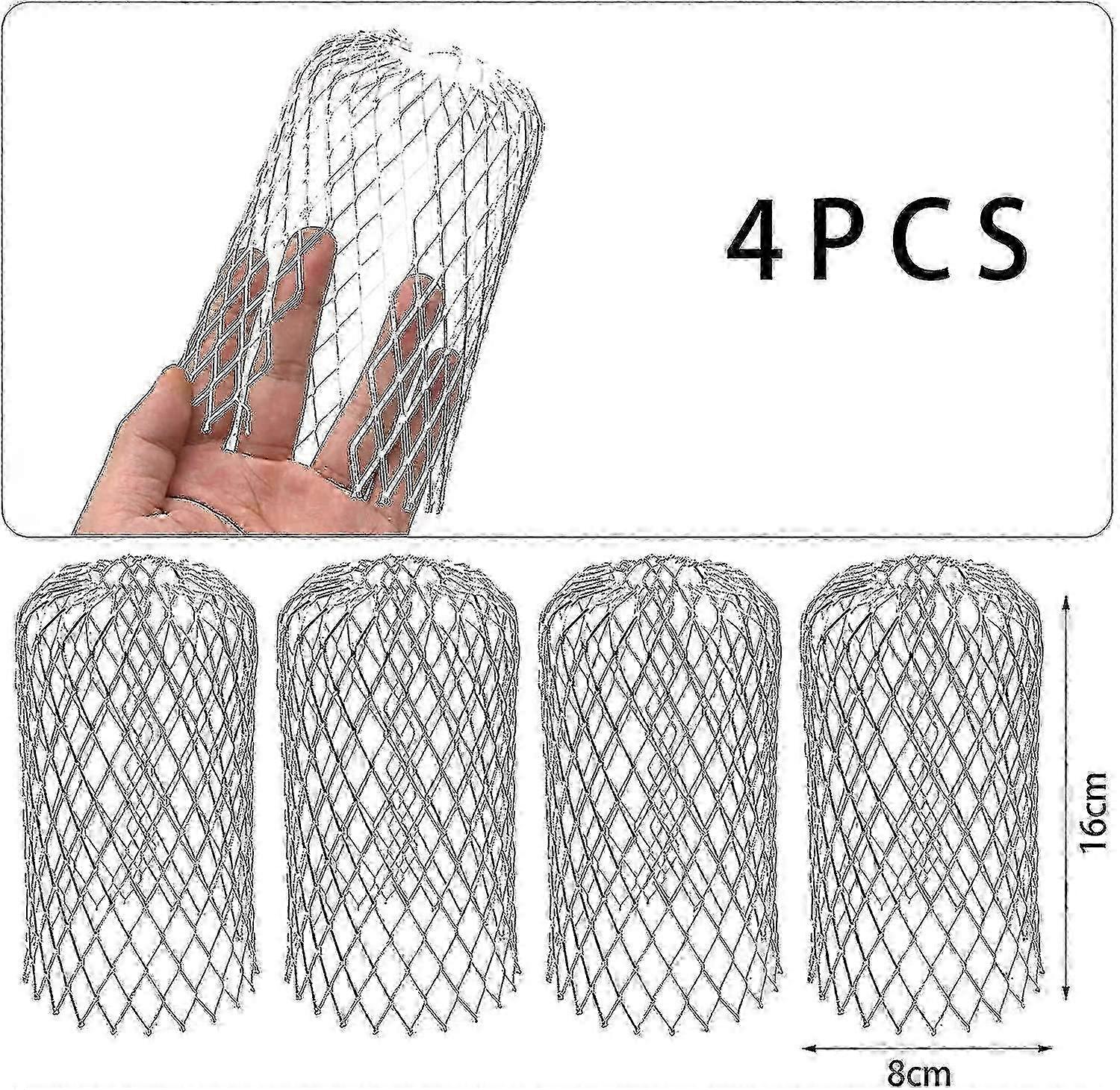 4 Pack Aluminum Gutter Guards Expandable Filter Strainer Metal Gutter Guards Leaf Strainer