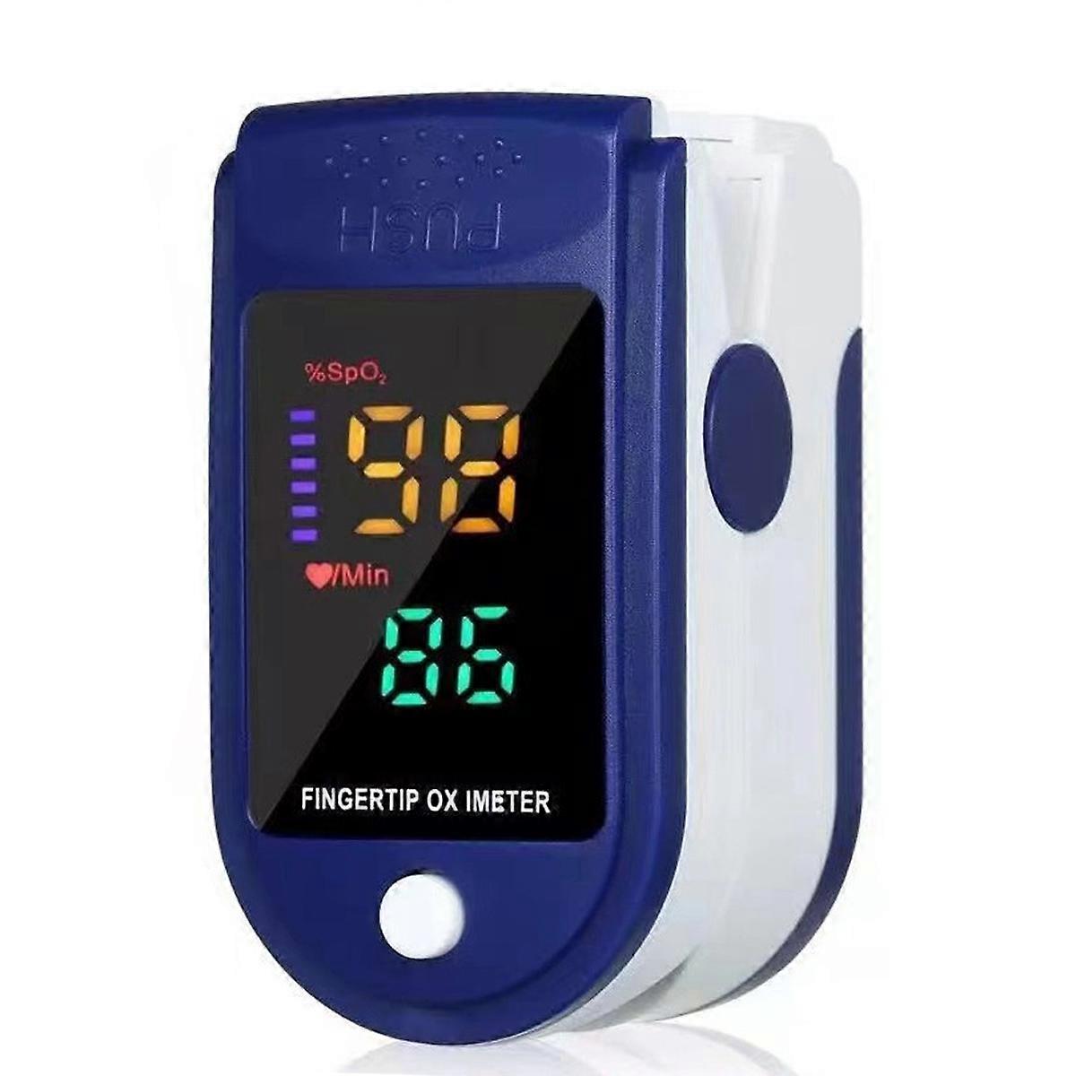 Fingertip Pulse Oximeter with Bright Graphical Screen and Real-Time Waveform
