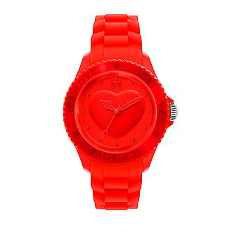 Ice-Love Quartz analoge vrouw horloge met LO siliconen armband. Rd. S. S. 10