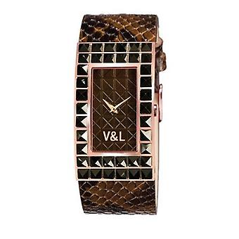 V & l miss punky Watch for Women Analog Quartz with Cowhide Bracelet VL066602