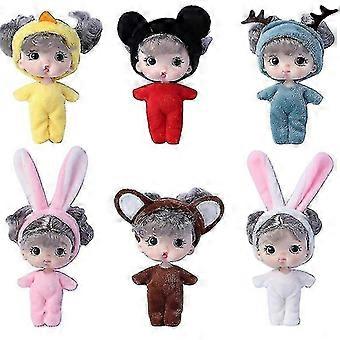 10cm Enamel ABS Kawaii Doll