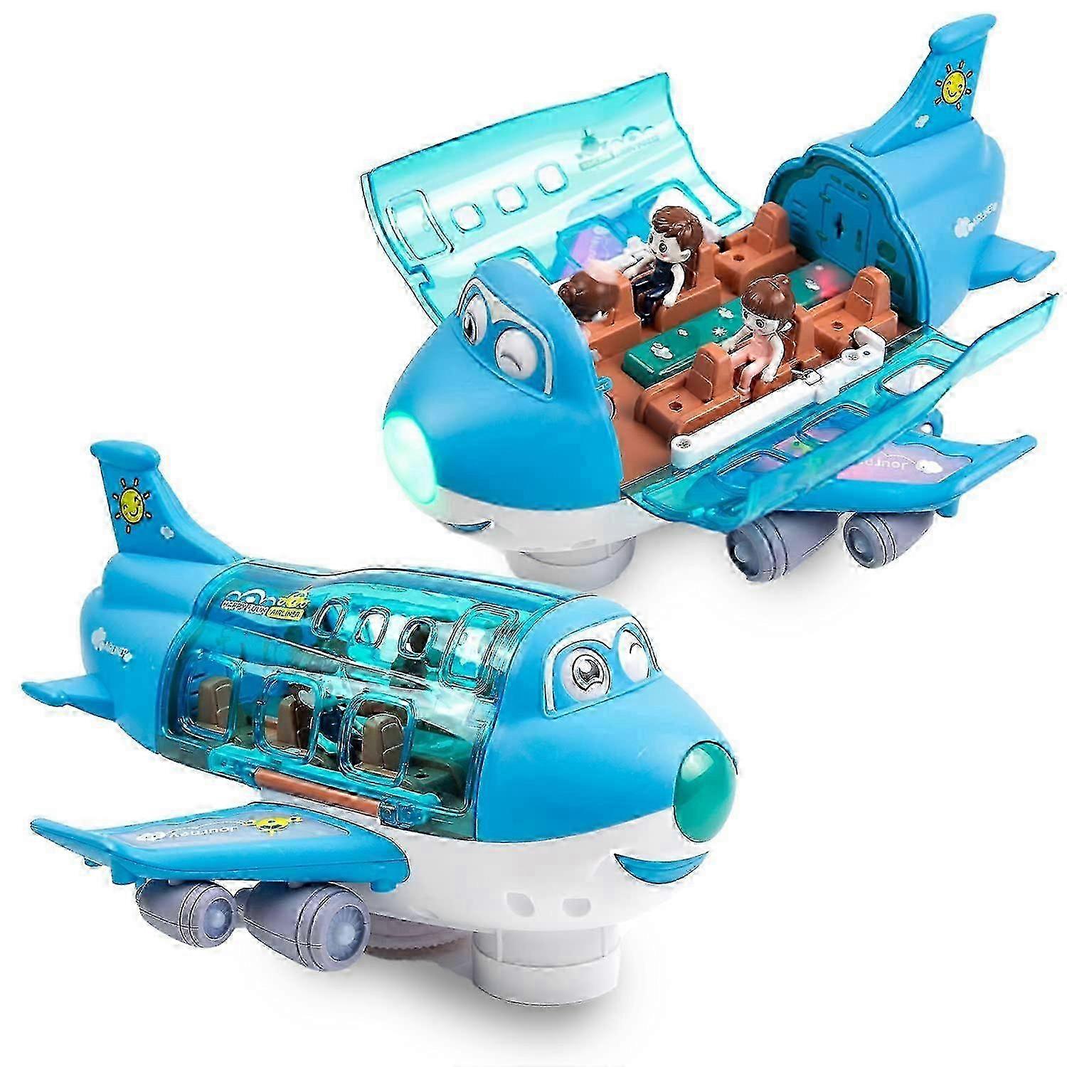 LED Light Sound Bump Go Plane
