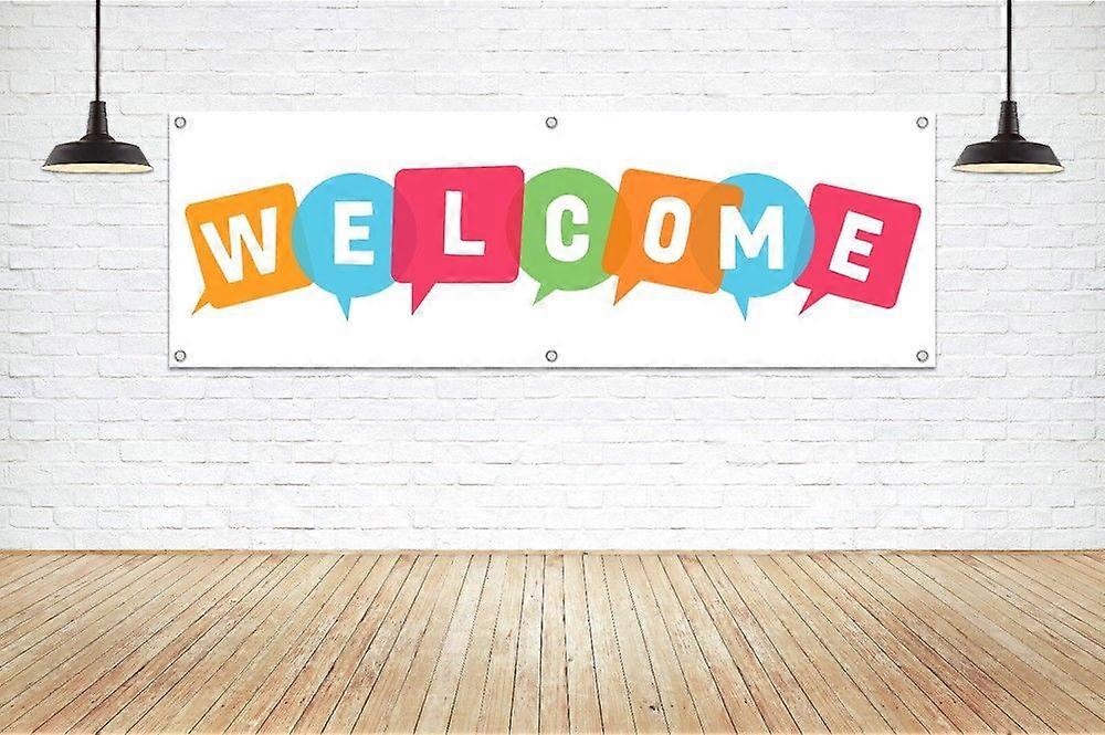 Colorful WELCOME Banner FB1259