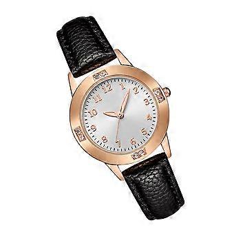Black Waterproof Quartz Watch Casual Wrist Watch for Women