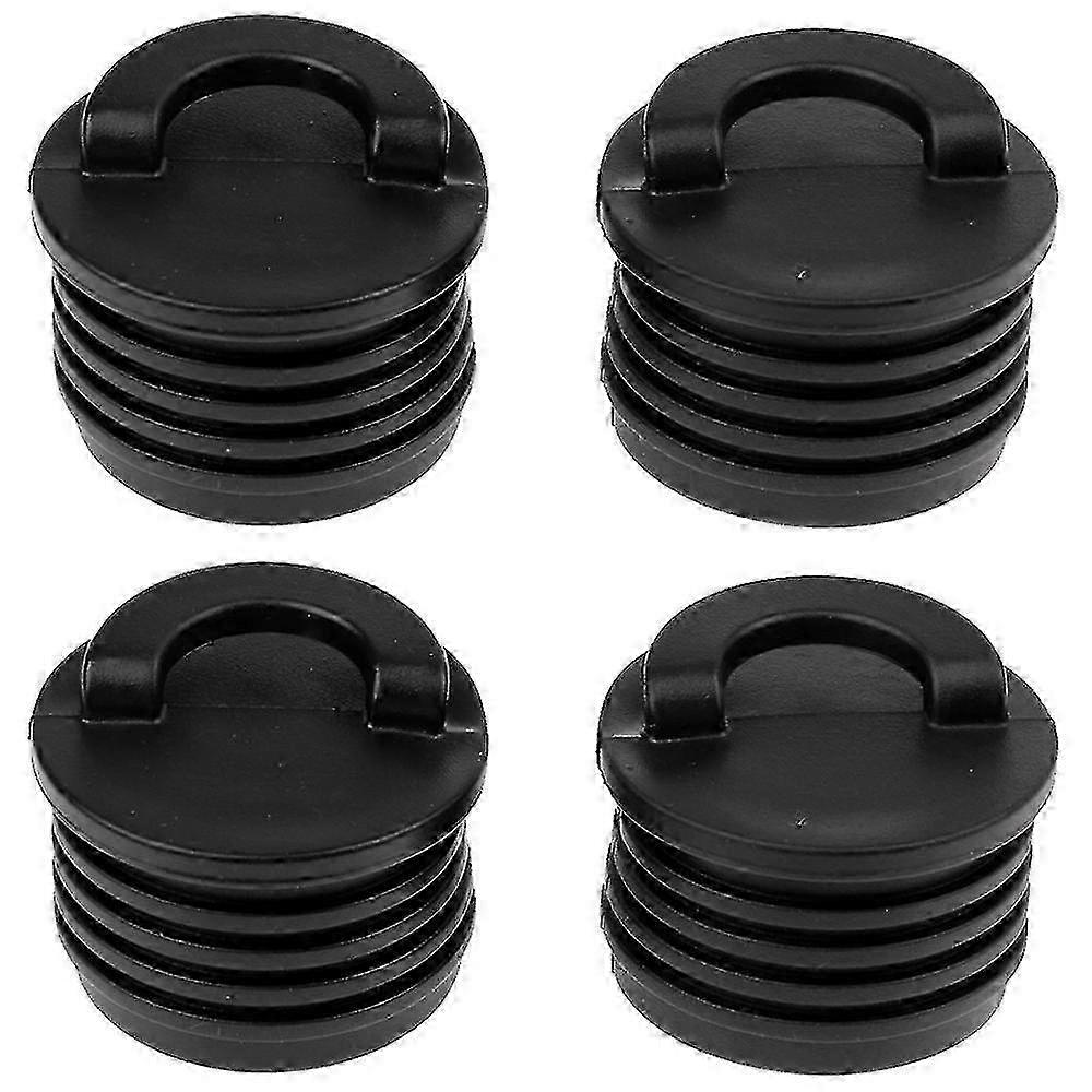 Black Kayak Plug Set Lightweight Secure