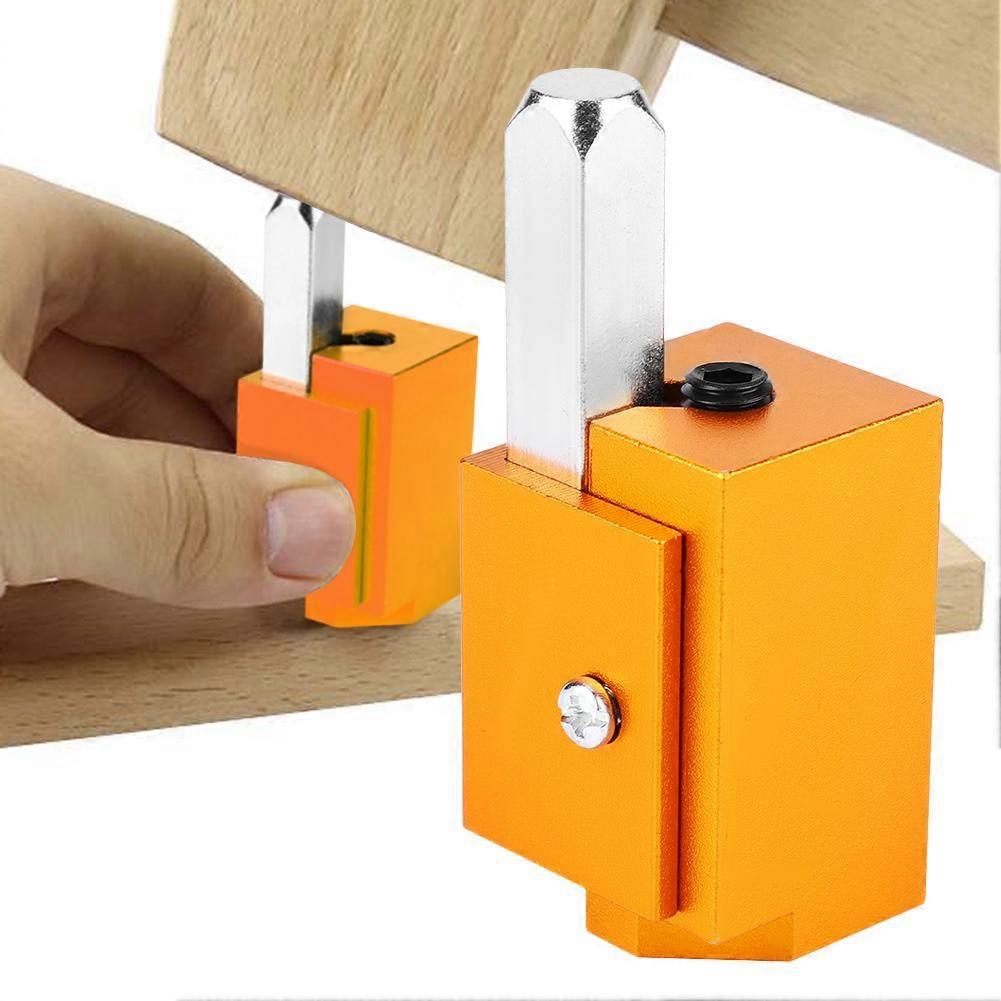 DIY High Accuracy Quick Cutting Right Angle Corner Chisel Woodworking Tool(Golden)
