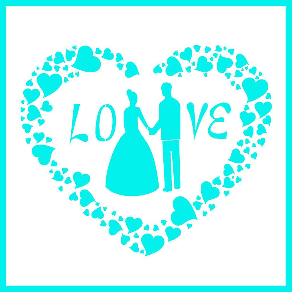 Cake Decorating Stencils Wedding Cakes Baking Templates Embossing PET Material