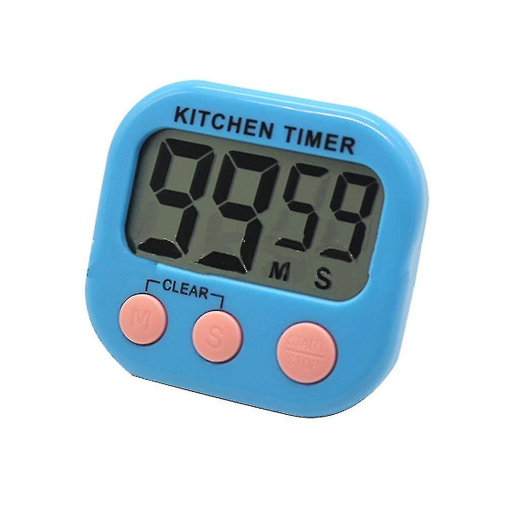 2pcs Digital Kitchen Timer Lcd Display Digits Cooking Timer Magnetic B