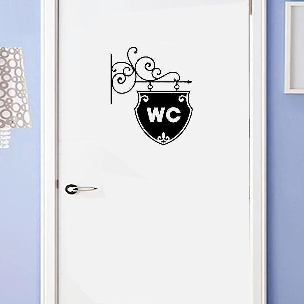 Wall Decal Bathroom Toilet Handle