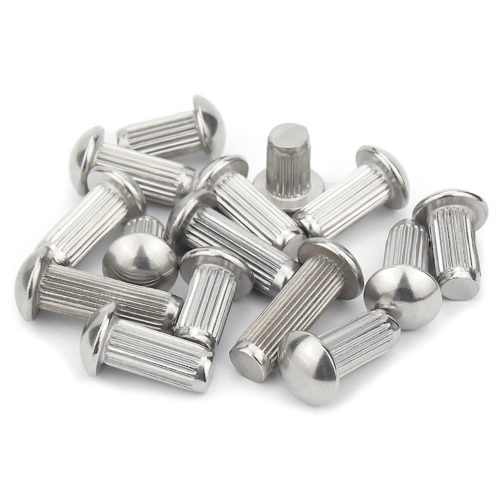 120pcs M3-m5 Rivets Complete Thick High Strength Compact Knurled Rivet Set For Woodworking