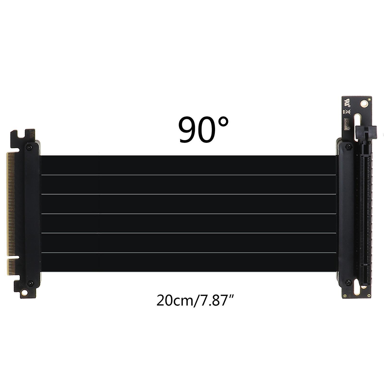 Riser Cable Extender Flexible High Speed 90 Gup Riser Cable Compatible With Graphics Card