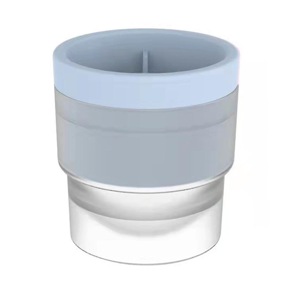 Stackable Circular Ice Hockey Mold Flexible Quick Release Ice Tray For Kitchen