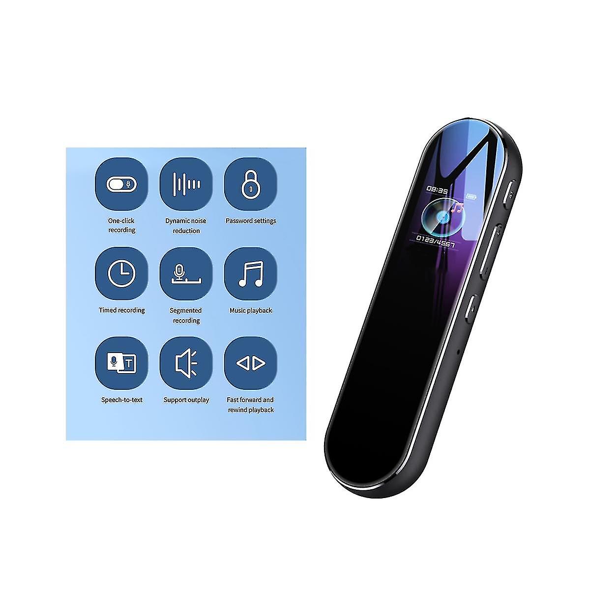 128gb Q53 Voice Timing Recorder Activated Recorder Dictaphone Mp3 Player Hd Recording Noise Reducti