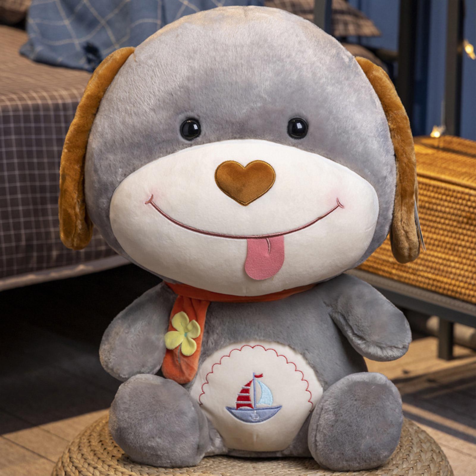 30cm Scarf Dog Plush Dolls Soft Tactile Plush Dog Doll Suitable For Children Kid Baby