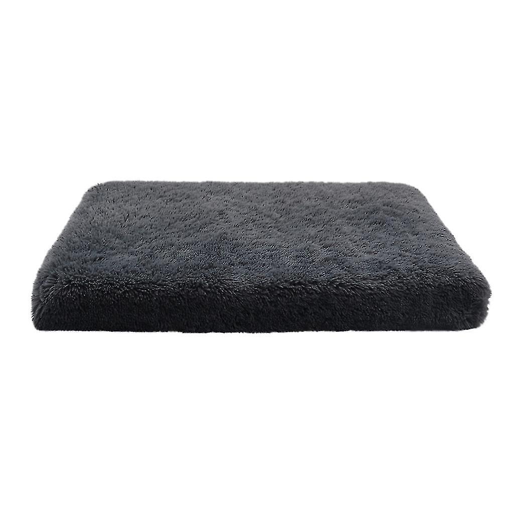 Square Long Plush Warm Dog Bed With Zipper Cat Mats Pet Kennel Warm Sleeping