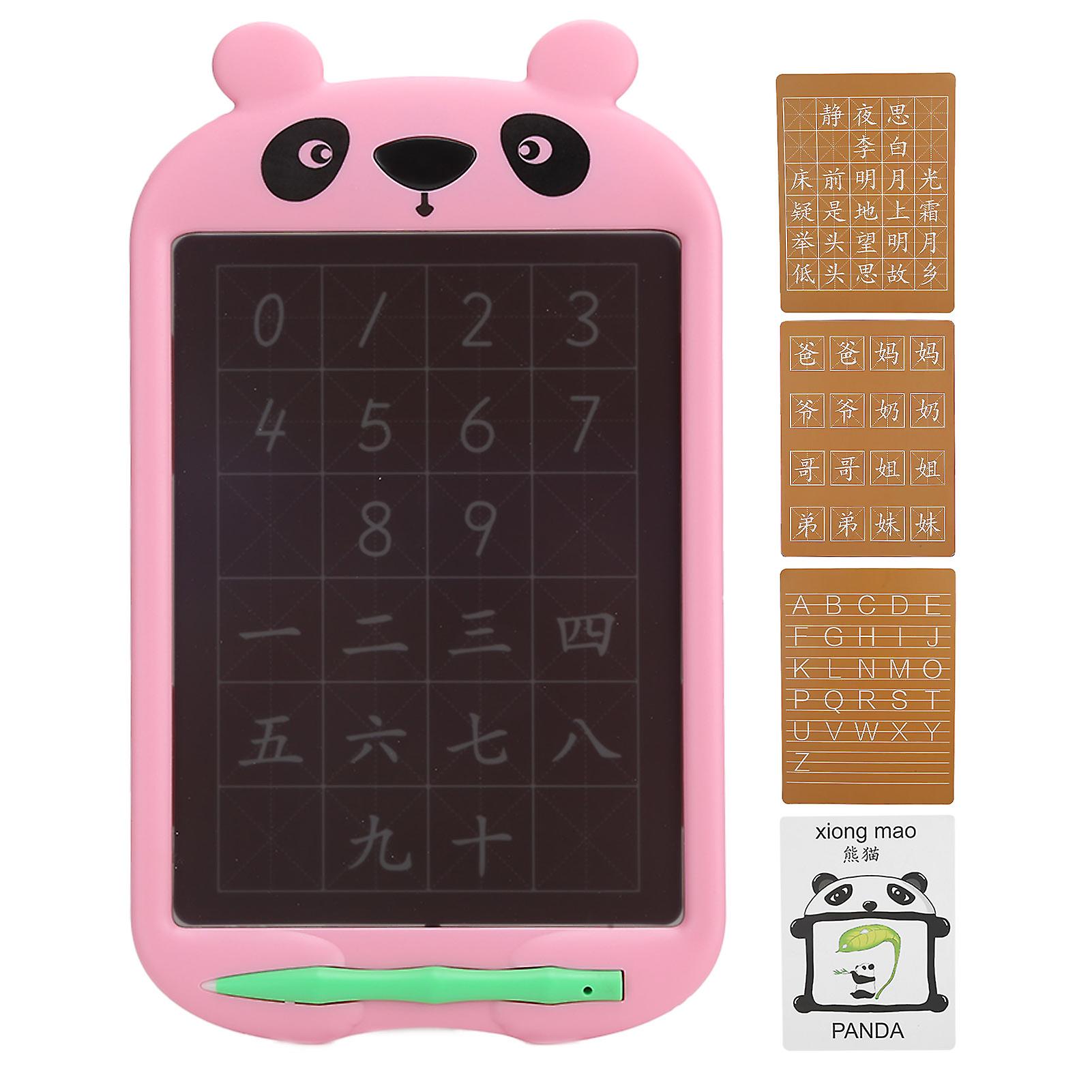 Colorful Pink Handwriting Tablet for Kids - 10in Electronic Drawing Board with Lock Function