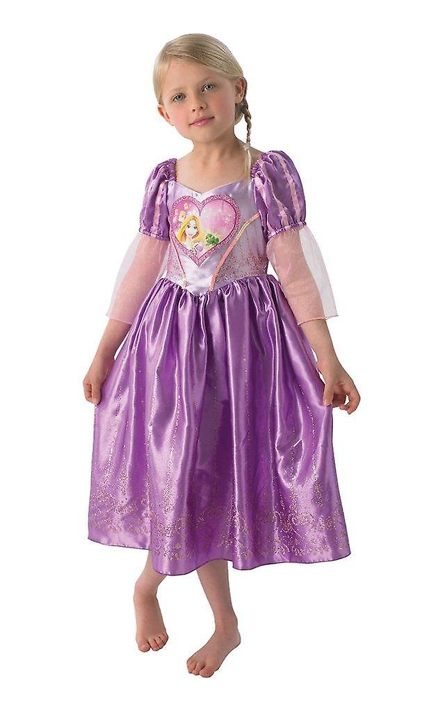 Rapunzel klänning dräkt prinsessa