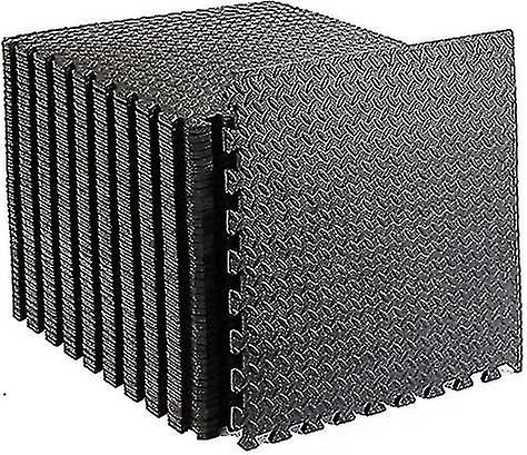10pcs Exercise Mat Gym Mat Extra Thick Interlocking Foam Floor Mats Large Gym Floor Exercise Mats Gym Flooring Soft Floor Mat