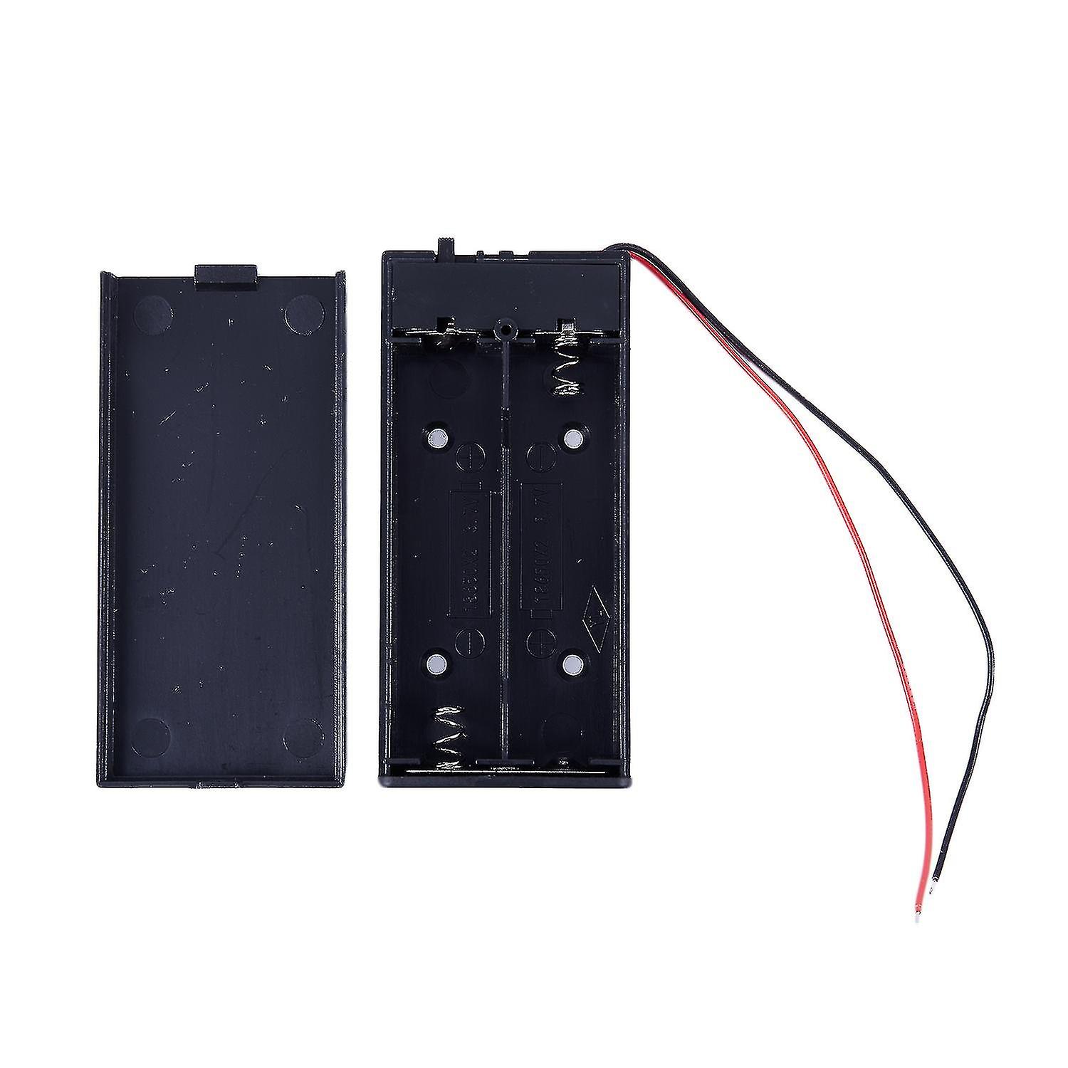 3.7v 2x Holder Connector Storage Case Box On/off Switch With Lead