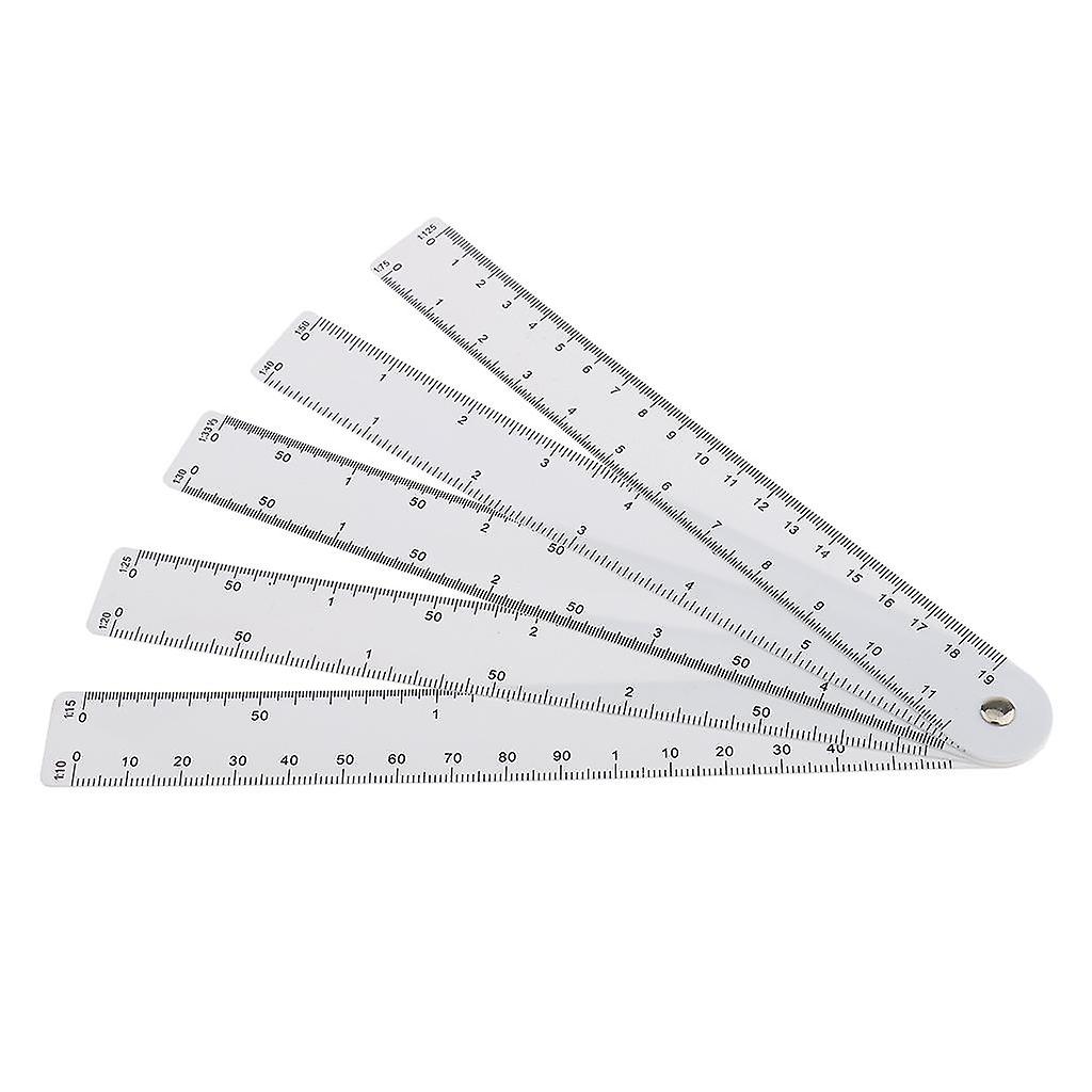 Architect Engineering Scale Ruler 10 Scales Foldable Multi Ratio Ruler