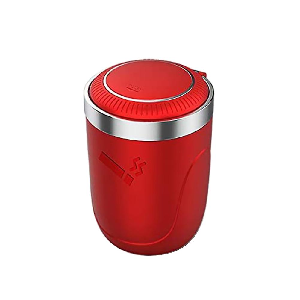 Car Ashtray with Lid Portable Car Ashtraywith Lid with Blue LED Light