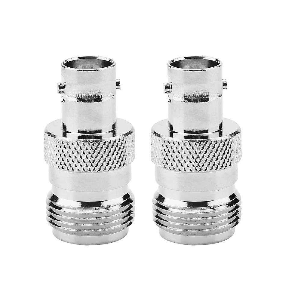 2pcs Type N Female to BNC Female RF Connector Coaxial Adapter Test Converter QQ9FN