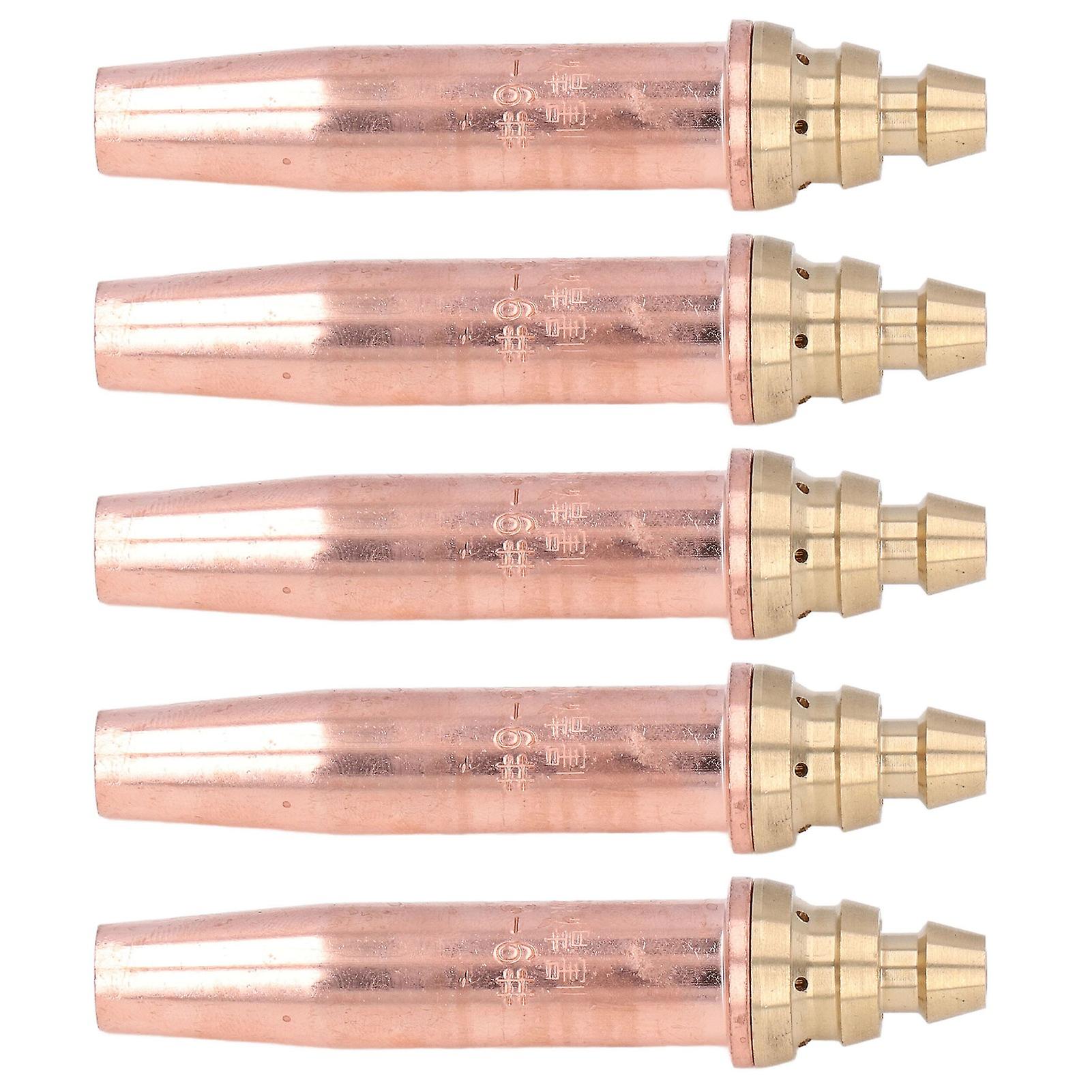 5PCS Cutting Tips Split Isobaric Propane Gas Welding Nozzles Machine Torch ConsumablesG03-6#