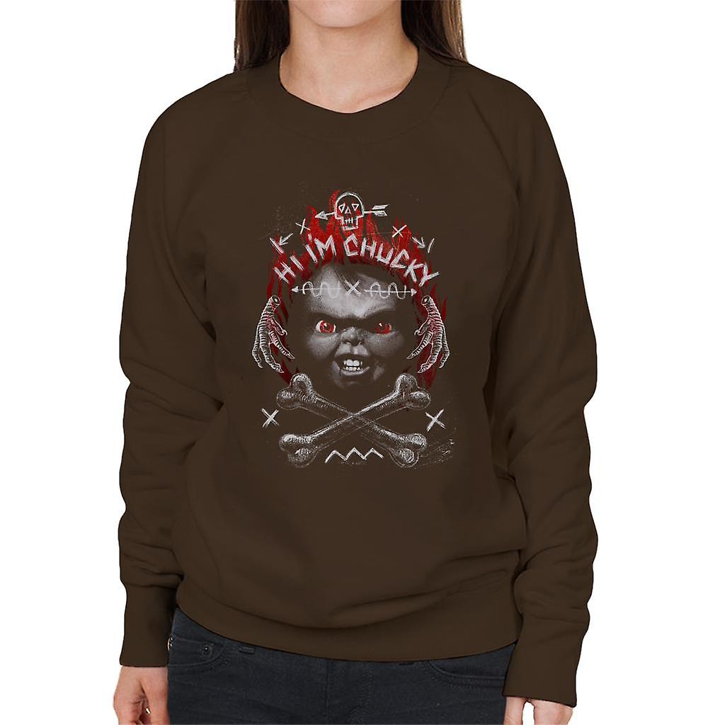 Chucky Hi Im Chucky Quote Women's Sweatshirt