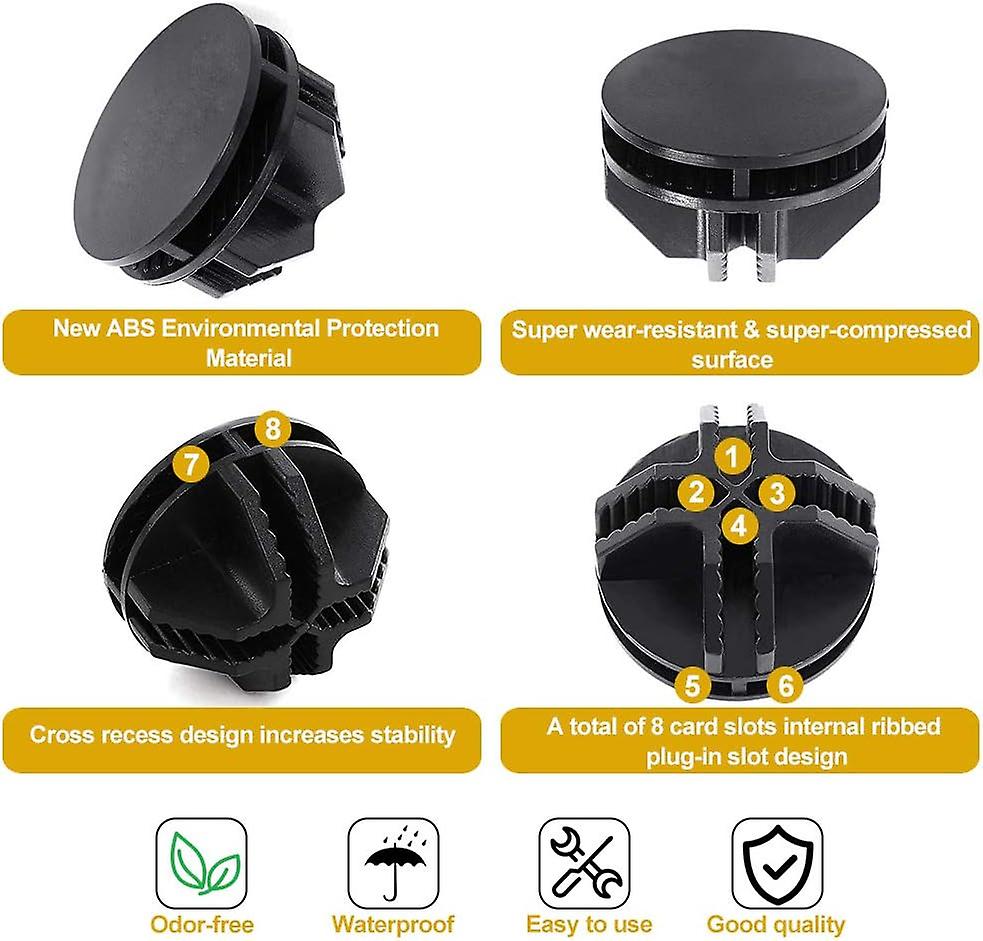Plastic Boltless Shelf Connectors for Modular Organiser Cabinet Pack of 20 Connectors for Boltless Shelving System