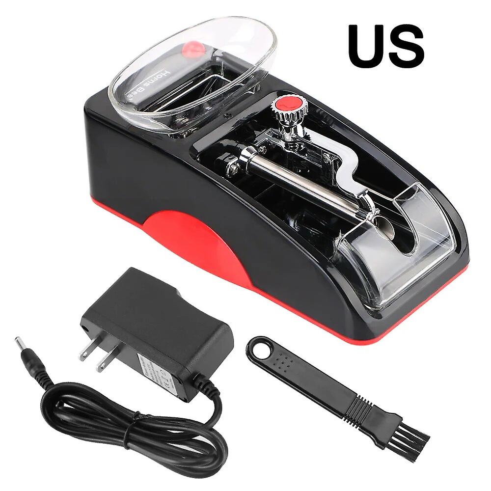 Automatic Cigarette Rolling Machine EU/US Plug Tobacco Filling Stuffing Winding Roller Wrapping Maker Electric DIY Smoking Tool